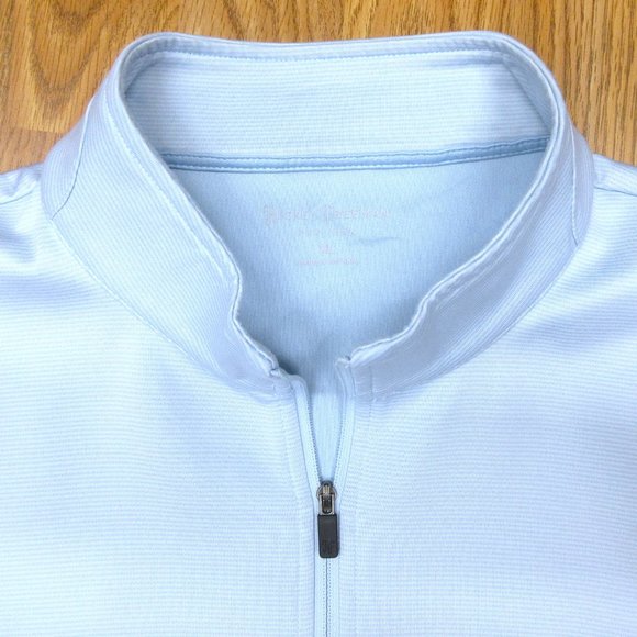 HICKEY FREEMAN 1/4 ZIP SWEATSHIRT/ JACKET LIGHT BLUE X-LARGE, XL - Picture 2 of 4